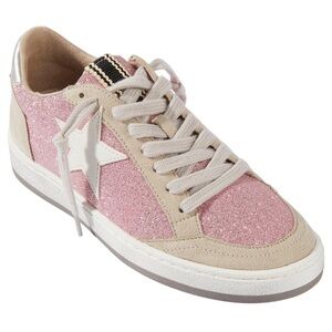 New HUSHOP PAZ‎ Star Glitter Lace-Up Sneaker